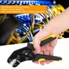 Crimping Tool 24‑16AWG High‑End Terminal Ratchet Pliers PVC + Steel