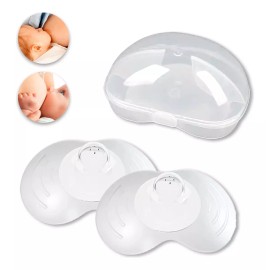 Pezoneras Protectoras Lactancia Con Estuche 2 Unidades