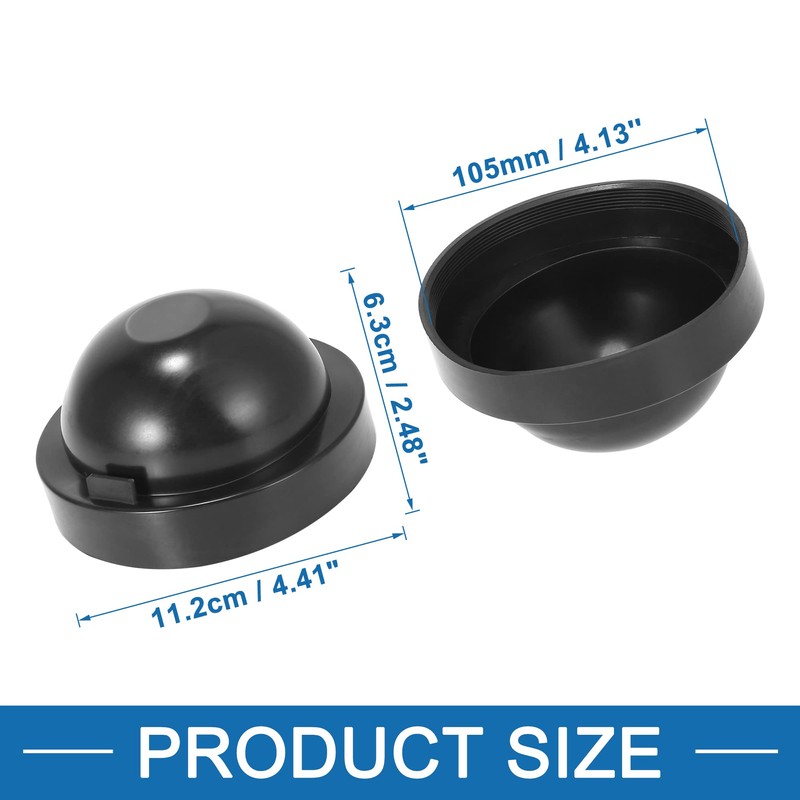 A ABSOPRO Pack of 2 Car Headlight Dust Protection Cover