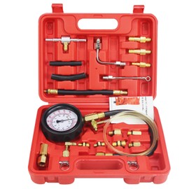 Fuel Injection Pump Pressure Tester Manometer Gauge System Test Kit for Car Auto 0-140PSI