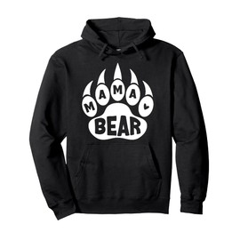 Mama Bear Mother Bear Lover Parent Mother's Day Motherhood Pullover Hoodie