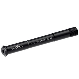 BIKOOCO Bike Hub Thru-Axle Adapter with 1.5mm Thread Pitch Booster Fork Quick Release Plate - 15mm X 136mm