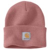 Carhartt Men's Knit Cuffed Beanie, Rose Tint, One Size