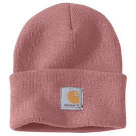 Carhartt Men's Knit Cuffed Beanie, Rose Tint, One Size