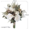 Fouriding Brautstrauß Braut Brautjungfer Brautjungfern Blumensträusse Hochzeit Rosen Blumenstrauß künstlicher