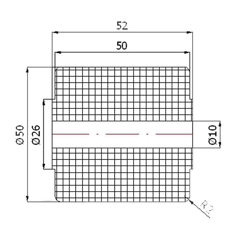 ZAB – S Simple Plastic Roller Polyamide Diameter 19 mm