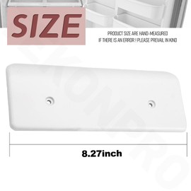 WP67005140 Refrigerator Freezer Door Handle Compatible with Whirl-Pool Ken-More Maytag Am-ana Refrigerator GB1924PEKW GB1924PEKB12, Replace 67005140 1071249 12285404 8170990 67001902 12610801W