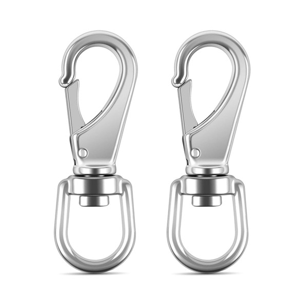 Cuwrlirht Flag Clips for Flagpole Rope Heavy Duty Stainless Steel