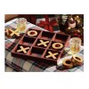 Studio Mercantile NEW! Oversized 14” Jumbo Wood Gold Tic-Tac-Toe Set