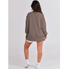 ANRABESS Women's Oversized Sweatshirt Crew Neck Long Sleeve Casual Slit