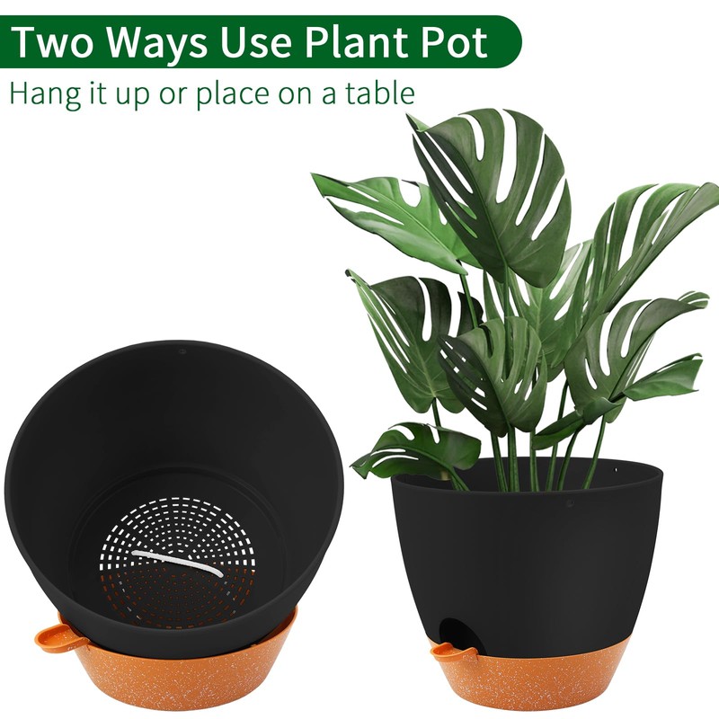 GARDIFE Large Hanging Planter, 12 inch Hanging planters for Indoor.