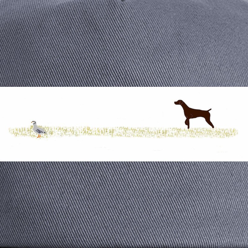 CafePress Solid Liver GSP On Chukar Cap Unique Adjustable Baseball