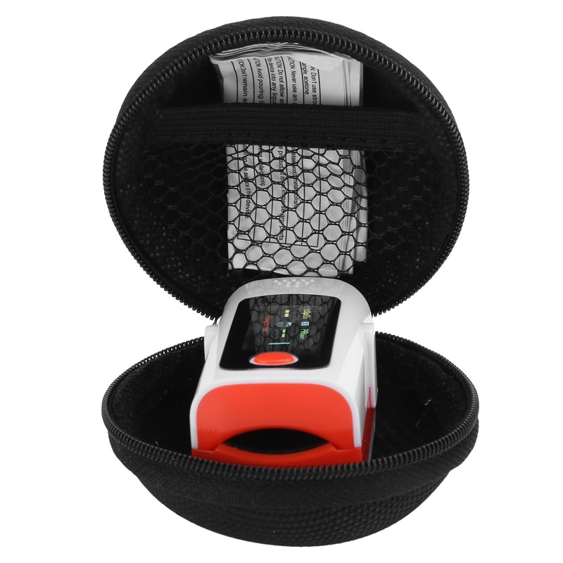 Fingertip Pulse Oximeter Blood Oxygen Saturation Monitor Portable Pulse OximeterOrange