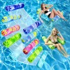 Inflatable Pool Floats Adult，5 Pack Multi-Purpose Pool Float Water Hammock，Pool