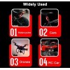 Mini Luz Led Estrobo Funciones Fija Moto Bici Auto 2pcs