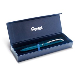 Pentel BL2007 Cof Body Gel Roller EnerGel Metal Matte Mat Turquoise