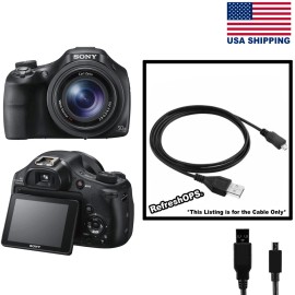Unbranded Sony Cyber-shot DSC-HX400V Digital Camera USB Cable Transfer Cord Replacement