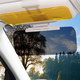Sun Visor for Car - Day and Night Anti Glare Visor Universal Anti,Glare Polarized Sun Visor Extender Easy to Install Car Visor Extension Protect from Glare/UV Ray/Stray Light, Safe Driving for Car