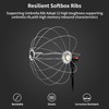 25.6"/65cm Lantern Softbox Quick-Setup Quick-Folding Soft Light Modifier 360° Light