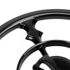 Unbranded Vivid Black 5-1/2" Speaker Grill Covers For Harley Touring