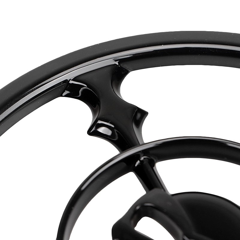 Unbranded Vivid Black 5-1/2" Speaker Grill Covers For Harley Touring