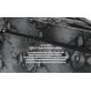 10439-100-102 Gray Python Pattern, Snake Second Bag, Business Bag, with