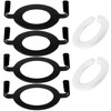 HINZIC 4Pcs E27 E14 Socket Lamp Harp Saddle Base Lampshade