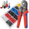 Sendowtek Kit de Terminales para Cable, Alicates Alambre Engarzado, 1200pcs