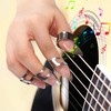 Guitar Slide, 4pcs Augshy Medium Guitar Slides(1 Stainless Steel, 1