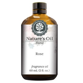 Rose Fragrance Oil (60ml) For Diffusers, Soap Making, Candles, Lotion, Home Scents, Linen Spray, Bath Bombs, Slime