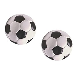 2 Soccer Ball Magnetic Decal for Car School Locker or Fridge Decoration – Realistic 4.65” Made in Taiwan