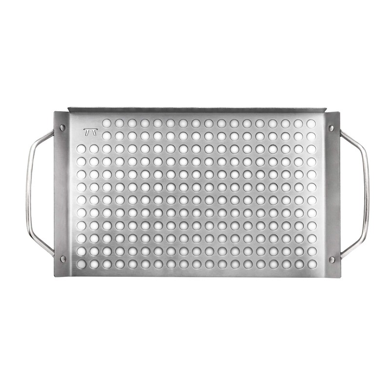 Outset 76630, Rejilla para Parrilla de Acero Inoxidable (2 Unidades),