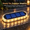 Solar LED Step Lights for Outdoor Stairs – IP68 Waterproof