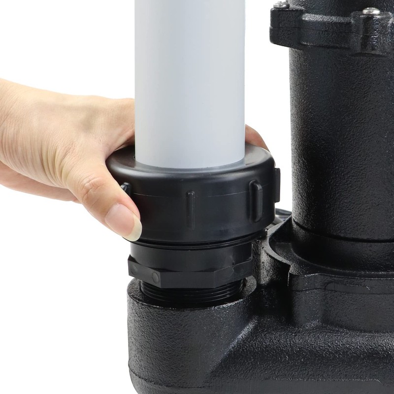 K2 Pumps 2" Quick-Connect Fitting, PVC Pipe, AQC200KE, No Color