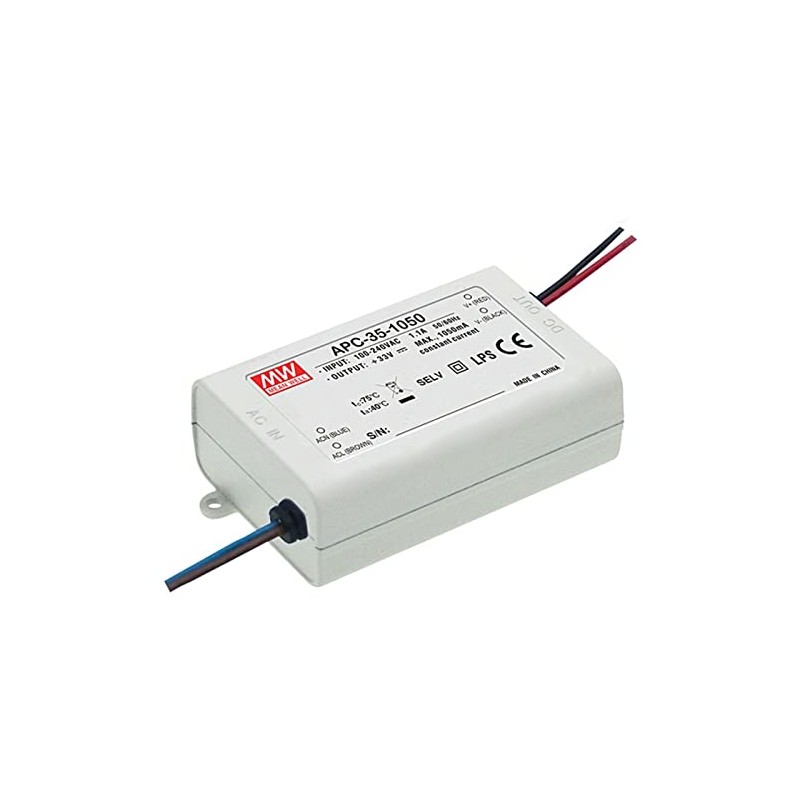 MEAN WELL Well APC-35-350 LED-Treiber Konstantstrom 35W 0.35A 28-100 V/DC
