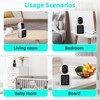 WAKADO 2K Video Call Security Camera Indoor, Nanny Monitor Pet Camera,Two-Way Video,One-Touch Phone Call,Security camerasEasy