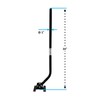 FMUSER Antenna Mast Pole, Adjustable TV Antenna Mounting Pole with