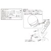 Kitaco GSR250 564-2800110 Helmet Holder, Chrome