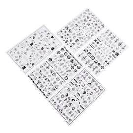 Baluue Nail Art Stickers 10 Sheets Set for Manicure and Party Nail Decoration