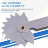 Glarks 4 Pack R0.3-1.5/ R1-6.5/ R7-14.5/ R15-25 Radius Gauge Set,