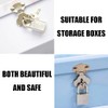 10 Pcs Vintage Style Cute Square Padlocks Antique Style Luggage