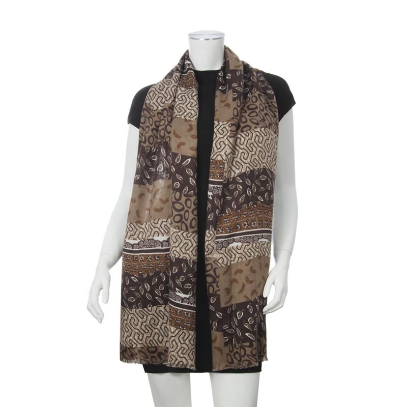 Majea 880036 Women's Scarf Headscarf Scarf Women's Stole, Brown 2