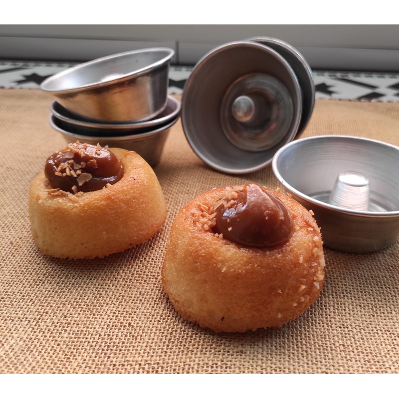 Mali's 43108 Mini Savarin and Baba Moulds, Set of 6,