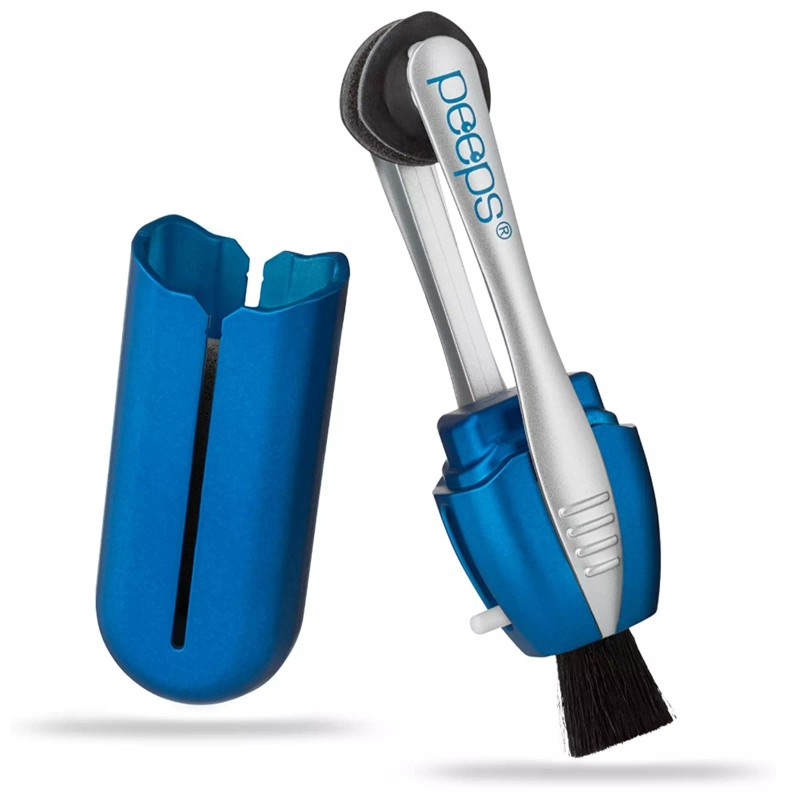 CarbonKlean Peeps Glasses Cleaner Carbon Microfiber Tech Blue Soft Touch