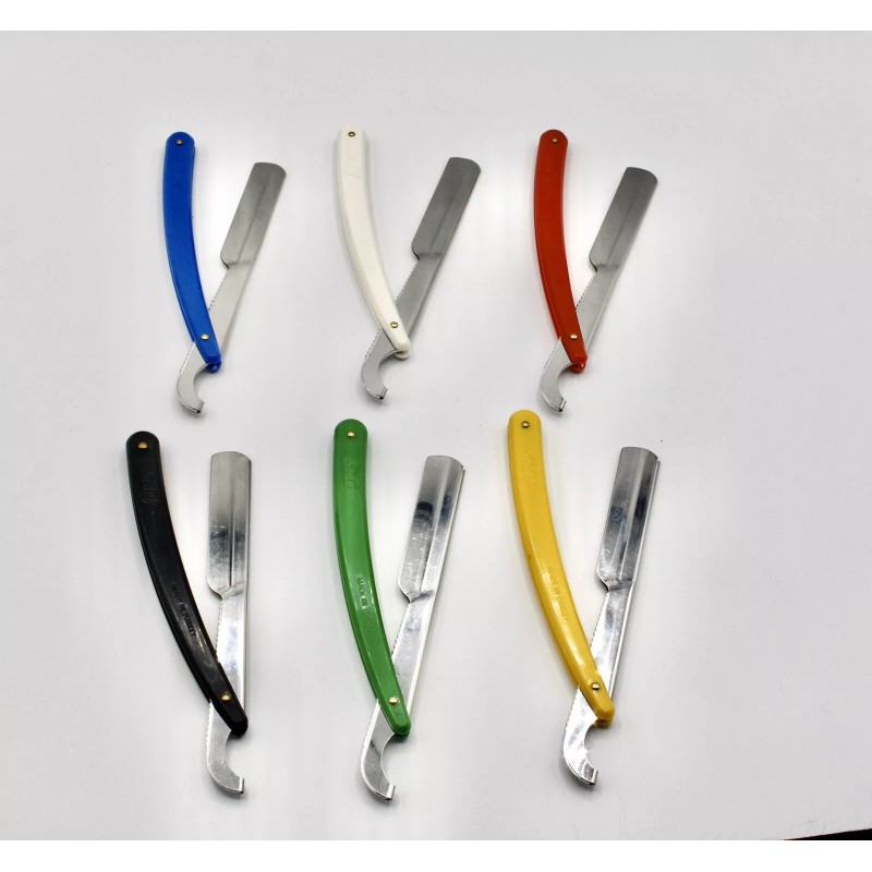Sedef 12 Sedef Plastic Handle Straight Razor Used with Replaceable
