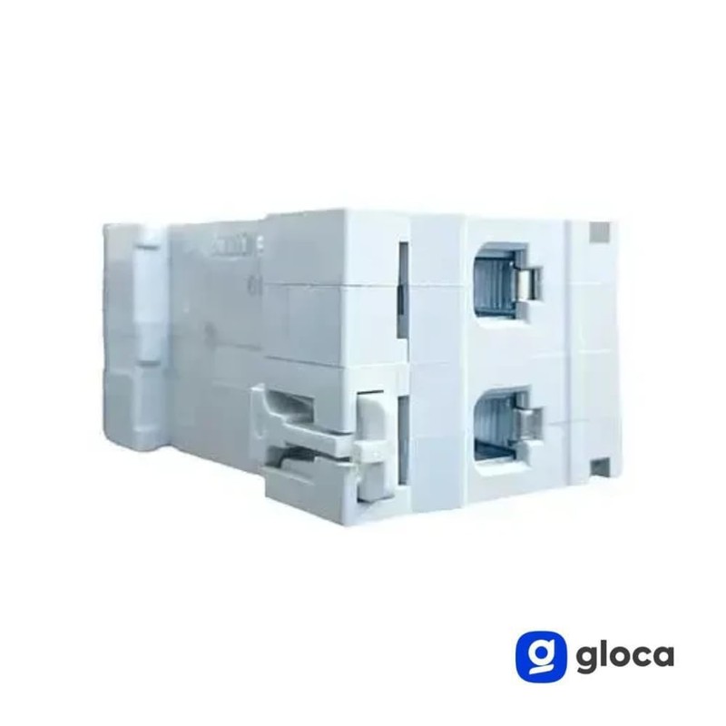 gloca Interruttore Magnetotermico Differenziale 2P 30mA 220V 4.5KA 2 Moduli