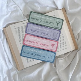Basgiath War College Bookmark Set - Choose your Quadrant: Set of 4
