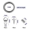 Yitla Picture Hanging Wire and Hooks kit,Picture Frame Hooks Picture