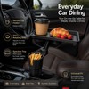 Car Cup Holder Tray for Travel – 360° Rotating Dual