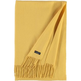 FRAAS Cashmink Scarf 56 x 200 cm - Softer than Cashmere - Made in Germany - Stole Plain for Women - XXL Scarf, Banana